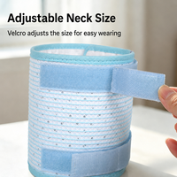 Collier de récupération souple respirant en maille pour chiens et chats, alternative au collier de protection post-opératoire, anti-léchage, réglable