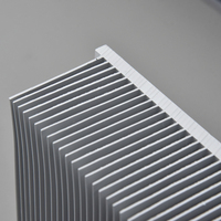 Radiateurs de camion en aluminium d'extrusion industrielle CNC radiateur en alliage d'aluminium extrudé profil de radiateur de dissipateur thermique en aluminium extrudé