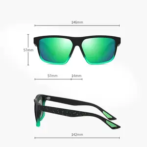 نظارات شمسية بإطار عاكس عدسات مستقطبة للعين عدسات مطلية عاكسة عاكسة للعدسة عاكسة لضوء الشمس UV400 نظارات للجنسين والرجال والنساء