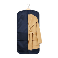 Sac à vêtements personnalisé en polyester réutilisable avec logo Sac de rangement en tissu anti-poussière en stock