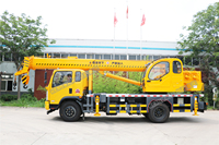Fabricant chinois de grue mobile sur camion de 30 m, 12 tonnes, grue à bras hydraulique pour camions