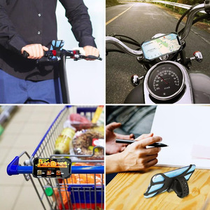Correa de Muñeca 2 en 1 Separable y Giratoria para Bicicleta, Soporte para Teléfono de Nailon y Silicona, Pantalla de 4.5-7 Pulgadas, para Deportes, Correr, Ciclismo, Uso en Exteriores - Product Image 5