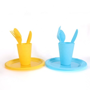 Ensemble de vaisselle en plastique PP biodégradable et renouvelable pour le <span class=keywords><strong>camping</strong></span> et l'extérieur - Product Image 5