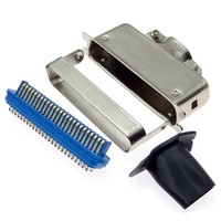 Conector Centronics Serie 57 Macho Hembra CN14/24/36/50P, Adaptadores de Cable para Impresora y Computadora con Cubierta Metálica