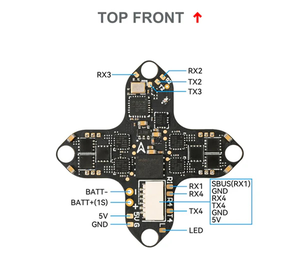 Controlador de Vuelo <span class=keywords><strong>BETAFPV</strong></span> Matrix 1S 12A AIO 4 en 1 con ESC sin Escobillas para Aviones RC <span class=keywords><strong>Meteor65</strong></span> Pro, Air65, Air75, Original - Product Image 6