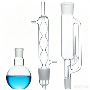 Aparato Extractor de Grasa Soxhlet de Vidrio 250-1000ml, Juego Completo con Condensador Esférico Allihn / Condensador Espiralado Graham - Product Image 2