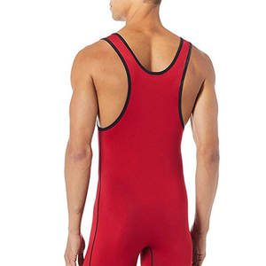 Combinaison de lutte professionnelle, design personnalisé, extensible, en spandex/nylon, respirante, durable, de haute qualité, coupe ajustée, légère, pour la lutte - Product Image 5