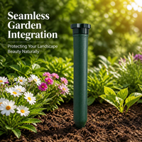 Dispositif anti-parasites souterrain résistant aux intempéries avec piles pour le contrôle des serpents, des gaufres, des campagnols et des taupes dans les fermes, vergers et jardins.