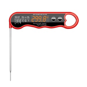 Yeni tasarım hızlı okuma dijital et pişirme barbekü termometre katlanır prob ile tip-c ızgara termometresi - Product Image 4