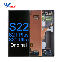 Grosir Lcd ponsel untuk Samsung Galaxy S22 layar Lcd Ultra UNTUK Samsung S22 layar Lcd