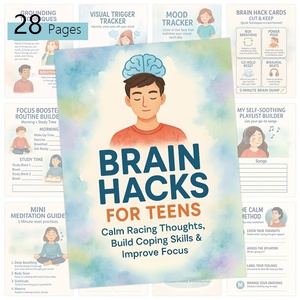 Trucs pour l'esprit des adolescents : <span class=keywords><strong>secrets</strong></span> de puissance cérébrale, entraînement aux compétences de concentration, carnet de notes cadeau - Product Image 5