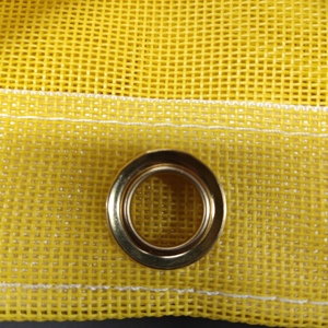 Tissu de maille de polyester enduit de PVC renforcé par bord cousu par boucle d'oeil de poulet en métal de déchirure élevée <span class=keywords><strong>pour</strong></span> la couverture et la clôture de camion - Product Image 4