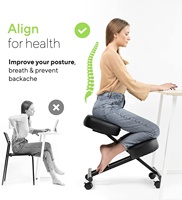 Chaises de bureau ergonomiques ajustables, coussins épais 2022, confortables, hydraulique, avec roulettes, pour bureau