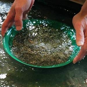 Bandeja de Plástico Verde para Lavado de Oro 0722, Lavador de Arena Portátil para Lavar Oro a Mano con Rebordes y Divisores Centrales - Product Image 4