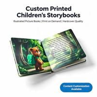 Livre d'histoires pour enfants personnalisé en gros, livre d'images pour l'heure du coucher des enfants avec couverture rigide OEM