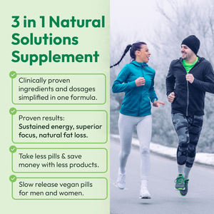 كبسولات عضوية داعمة لمستوى السكر في الدم الصحي للتركيز الذهني نوع مكملات الألياف الغذائية - Product Image 3