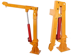 Nouvelle grue à flèche électrique <span class=keywords><strong>FLDA</strong></span> 1500 kg pour chantier, grue à flèche pliante montée sur camion, chaîne de charge G80, usage domestique, vente au détail - Product Image 4