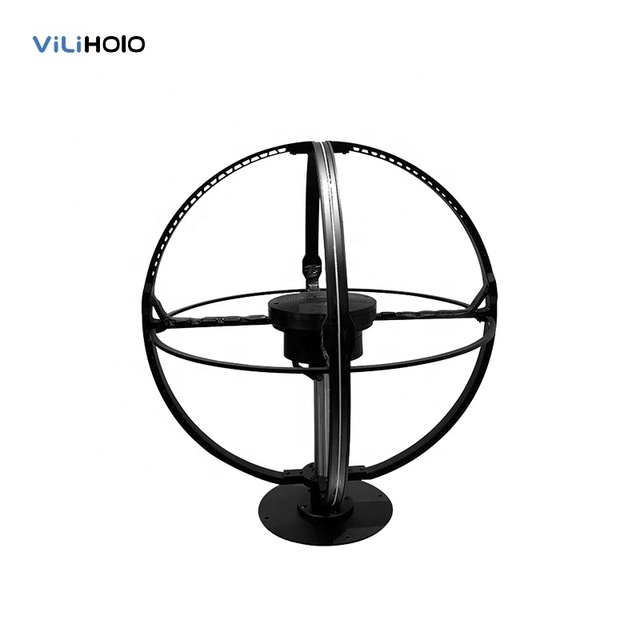 Q50 360 Viewable 3D Hologram Fan Globe Holographic Display True 3D Rotating LED Fan Projector for Mall Promotion Retail Ads