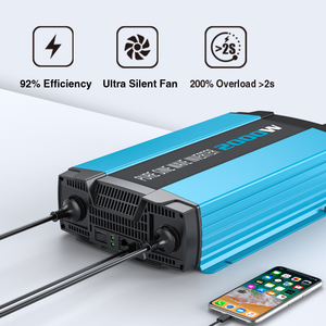 लीड-एसिड बैटरी और लाइफ के लिए 2000w शुद्ध साइन वेव सौर इनवर्टर पावर इनवर्टर पावर इनवर्टर - Product Image 2