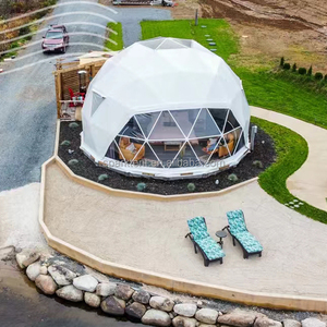 Glamping di lusso Geo Igloo cupola esterna Hotel house geodetica cupola tenda per la vendita