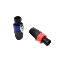 Giắc Cắm Kết Nối Loa Âm Thanh 4 Cực Chất Lượng Cao, Phù Hợp Với 4 Chân Hoặc 2 Chân