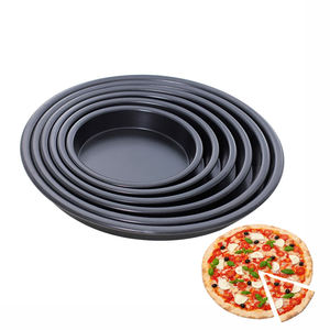 Juego de Moldes para Pizza Redondos, Poco Profundos, de Aluminio, Antiadherentes, para Pasteles y Galletas - Product Image 1