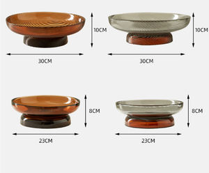 56H Ménage Scandinave Vitrail Table À Manger Fruits Snack Assiette Ornement - Product Image 2