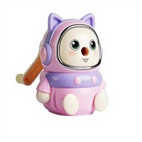 Taille-crayon manuel mécanique en plastique pour enfants, avec sélecteur de pointe, petit format portable, silencieux, Chine Zhejiang, pour la maison et l'école