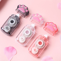 Ruban correcteur promotionnel, papeterie, ruban correcteur pour étudiants, ruban correcteur portable mignon et kawaii avec griffes de chat blanc