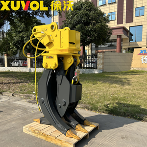 Excavadora Hidráulica XUVOL con Rotación de 360 Grados, Garra de Doble Cilindro para Demolición y Clasificación con Componentes Centrales de Engranajes - Product Image 3