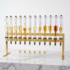 Dispensador de Perfume Moderno de 12 Botellas Plateadas para Hoteles de Lujo, Salones y Discotecas - Product Image 5