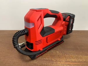 20V rosso <span class=keywords><strong>Cordless</strong></span> elettrico portatile compressore pompa d'aria doppia alimentazione Display digitale per milkee per batteria M18 Indus - Product Image 4