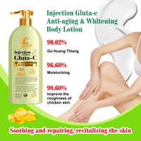 Lotion corporelle Gluta C avec acide hyaluronique, anti-âge, blanchissante, hydratante, éclaircissante, 600 ml, soin quotidien pour la maison