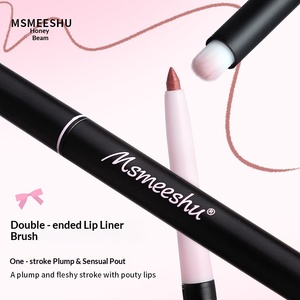 Mishu Delineador <span class=keywords><strong>de</strong></span> Labios <span class=keywords><strong>de</strong></span> Doble Punta, Resistente al Agua, Larga Duración, Acabado Mate, Definición y Modelado Natural, No se Desvanece, Tono Miel, Paquete 1121 - Product Image 1