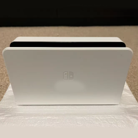 Station de charge pour Nintendo Switch OLED, base de station d'accueil pour téléviseur blanc, station d'accueil rapide, adaptateur secteur pour console NS