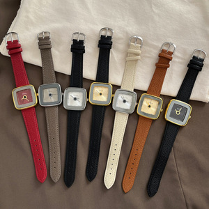 Montres pour femmes avec cadran carré vintage, bracelet en cuir décontracté, montres-bracelets pour femmes, à porter au quotidien, meilleur choix pour un cadeau - Product Image 5