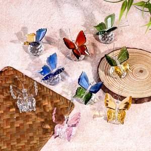 بيع بالجملة زخرفة فراشة كريستال ملونة أخرى هدية الزفاف - Product Image 4