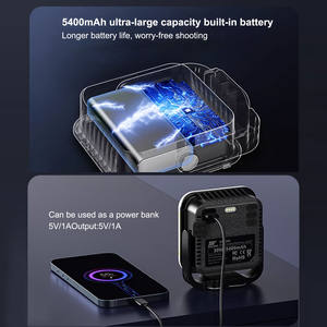 Panneau lumineux LED BF-30W, design américain, 2500-9000K, éclairage de studio vidéo avec batterie externe, éclairage photographique - Product Image 3