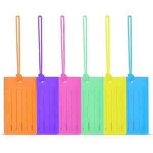 Bagages en PVC imperméables et colorés avec insert en silicone souple, porte-cartes et étiquette de bagage, impression de logo - Product Image 1