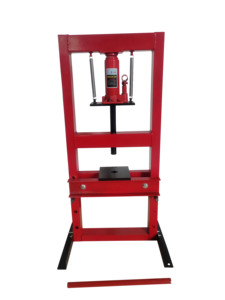 Presse hydraulique d'atelier en acier à cadre en H 6T, presse de garage pratique avec table de travail réglable en hauteur, plaques pour crics de voiture - Product Image 2