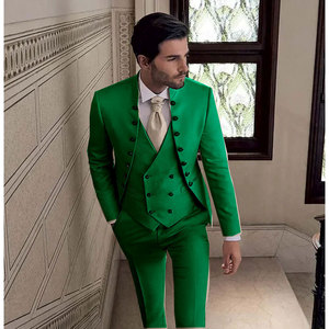 Großhandel Herren-Hochzeitsanzüge mit Leichter Einreihiger Jacke und Hose für Festliche Anlässe - Product Image 5
