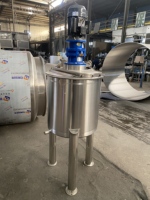 Cuve de mélange en acier inoxydable, Réacteur à chauffage électrique, Mélangeur, Agitateur, Cuve d'émulsification, Mélange de liquides en acier inoxydable 304