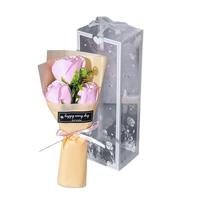 Bouquet de roses artificielles parfumées en boîte, longue durée, élégant, cadeau pour la fête des mères, la Saint-Valentin, Noël, un ami, un anniversaire, une surprise