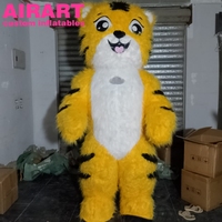 Costume gonflable de tigre de l'usine gonflable de moule pour le logo personnalisable de décoration de défilé
