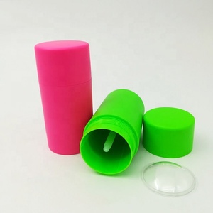 ODM OEM vide en plastique AS forme ronde mat vert rose couleur déodorant bâtons conteneur bouteille 15ml 30ml 50ml 75ml fabricant/vente en gros - Product Image 3