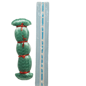 Yüksek mukavemetli 0.28MM kalınlığı 80MD derinliği 100 YDS uzunluk yeşil naylon Monofilament balık ağı