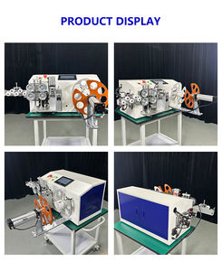 Equipo de bobinado de cuerda de fibra óptica completamente automático Medición de longitud Máquina de maquinaria de bobinado de bobina de cable eléctrico inteligente - Product Image 4