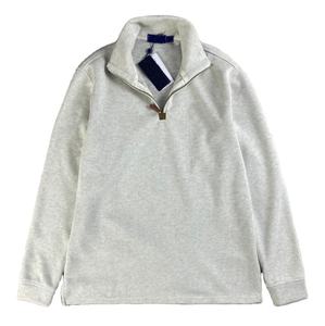 Unisex felpa con cappuccio a maniche lunghe da uomo con collo a girocollo personalizzato con Logo ricamato di alta qualità <span class=keywords><strong>Polo</strong></span> in cotone <span class=keywords><strong>Pullover</strong></span> - Product Image 1