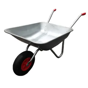 Hot sale galvanized power metal wheelbarrow WB5204