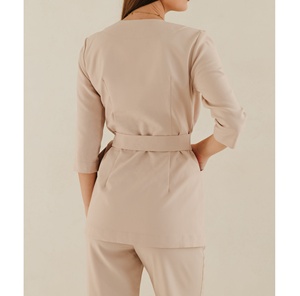 Divisa da Lavoro di Alta Qualità con Logo Personalizzato <span class=keywords><strong>per</strong></span> Donna, Uniforme <span class=keywords><strong>per</strong></span> SPA e Salone di Bellezza, Casacca <span class=keywords><strong>per</strong></span> Servizi di Pulizia, Tunica alla Moda, Abbigliamento Professionale <span class=keywords><strong>per</strong></span> Estetista - Product Image 3